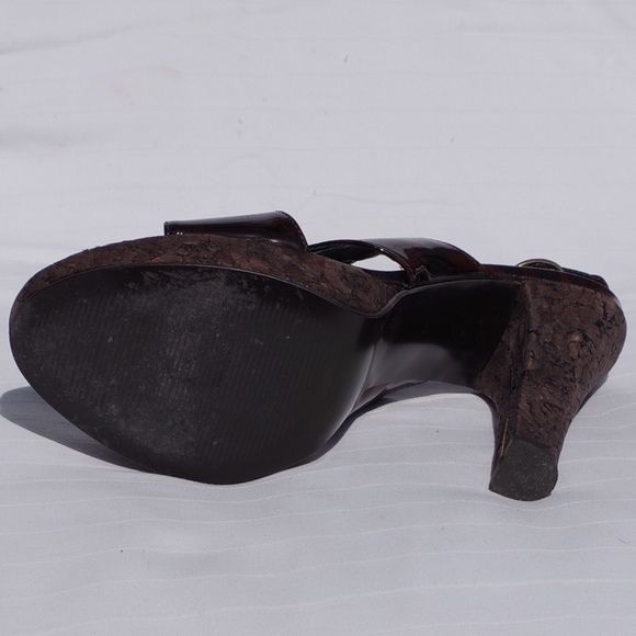 Nine West "Ghost" Cork Platform Sandal- Size 9 - Picture 6 of 6